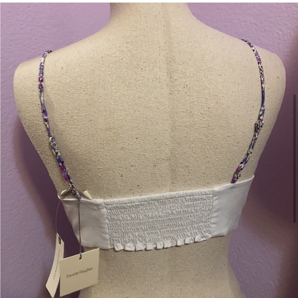 Favorite Daughter Tie Front Bra Top Size: M - Picture 3 of 3